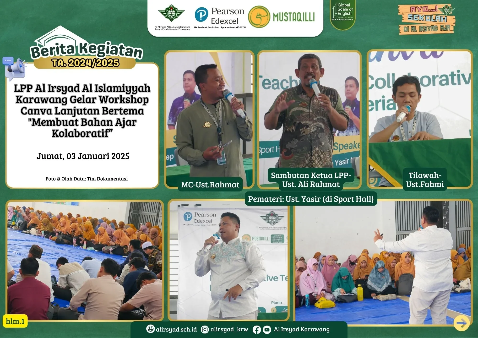 Workshop Canva Lanjutan: Tingkatkan Inovasi Guru Al Irsyad Melalui Bahan Ajar Kolaboratif Berbasis Digital