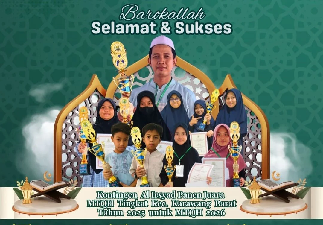 Panen Juara! Kontingen Al Irsyad Sukses di MTQH Karawang Barat 2025